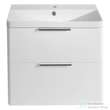 Aqualine DENEB mosdótartó szekrény fogantyú nélkül, 60,5x55x34,5cm, matt fehér (DN264) fürdőszoba bútor