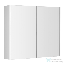 Aqualine DENEB tükrösszekrény, 80x70x18cm, matt fehér (DN080) fürdőszoba bútor