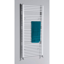  Aqualine fürdőszobai radiátor, 600x970 mm, egyenes fehér (ILR96) fűtőtest, radiátor