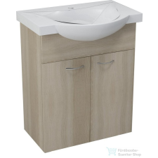 Aqualine KERAMIA FRESH mosdótartó szekrény, 60,5x74x34cm, platina tölgy 50065 fürdőszoba bútor