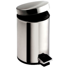  Aqualine SIMPLE LINE szemetes kosár, 20l, csiszolt inox (27120) fürdőszoba kiegészítő