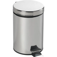 Aqualine SIMPLE LINE szemetes kosár, átm:170x260mm, 3l, fényes inox (27103) fürdőszoba kiegészítő