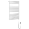 Aqualine TONDI-E elektromos fürdőszobai radiátor, 600x970 mm, 400W, fehér (DE460T)