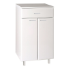  Aqualine ZOJA/KERAMIA FRESH álló szekrény, fiókkal, fehér 50x78x29cm (50313)