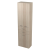  Aqualine ZOJA/KERAMIA FRESH állószekrény fiókkal és szennyestartóval, platina tölgy 50x184x29cm (51295)