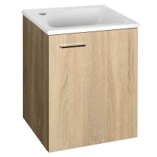 Aqualine Zoja szekrény 40x32x50 cm Függesztett, mosdó alatti tölgy 51048DP fürdőszoba bútor