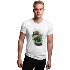  Aquaman - Férfi V Nyakú Póló
