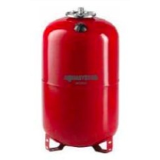 AQUASYSTEM Fűtési rendszer tágulási tartály 80 liter, EPDM gumi membránnal piros színben hűtés, fűtés szerelvény