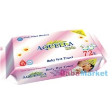 Aquella Kids Baby Mix nedves törlőkendő 72 db kupakos törlőkendő