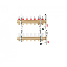  ÁRAMLÁSMÉRŐS OSZTÓ-GYŰJTŐ 8 KÖRÖS OSZTÓVÉGGEL PL hűtés, fűtés szerelvény