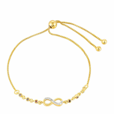  Arannyal Bevont Ezüst Karkötő Vörös Gyémánttal és Fehér Gyémánttal, PCY11177 karkötő