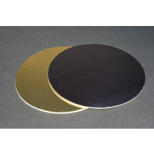  Arany-fekete tortakarton tortaalátét  kétoldalas 24 cm sütés és főzés