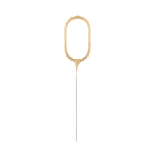 Arany Gold 0-ás csillagszóró 17 cm party kellék