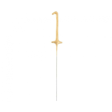  Arany Gold 1-es csillagszóró 17 cm party kellék