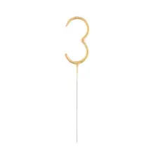  Arany Gold 3-as csillagszóró 17 cm party kellék