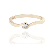  Arany gyémánt köves gyűrű gyűrű