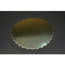  Arany tortakarton tortaalátét hullámos 22 cm sütés és főzés