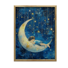 ARANYKERETES FALI PLAKÁT DREAM HARMÓNIA 70x100 CM MATTE grafika, keretezett kép