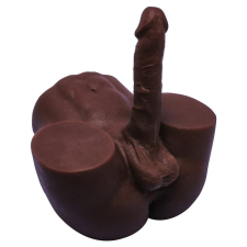  Aranyos Segg: Artikulált Péniszes Maszturbátor - 17 x 4 cm - Barna maszturbátor