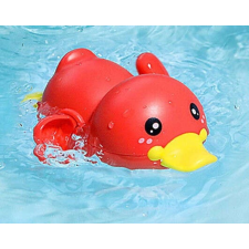  Aranyos, úszkáló fürdőjáték Piros kacsa fürdőszobai játék