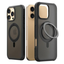 ARAREE Duple M Stand tok iPhone 16 Pro - fekete tok és táska