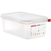 Araven Gasztroedény fedővel GN 1/4, PP, Mélység: 65 mm, Űrtartalom: 1,8 L, hermetikus