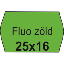 . árazószalag, 25x16 fluo zöld 5998377100254 árazógép