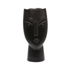  Arc váza kerámia 15,8x12,5x34,7cm fekete dekoráció