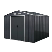 Archer stabil fém kerti tároló 8000 - 258cm x 313cm 8m2 magasított kivitel kerti tárolás