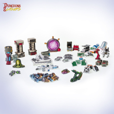  Archon Studio Dungeons & Lasers Expansion Set: SCI-FI CUSTOMIZATION BITS (DNL0016) makett