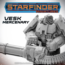  Archon Studio Masters of the Universe Miniatures: VESK MERCENARY (PSF0021) makett