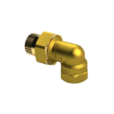 Arco 3/4″ sárgaréz sarok radiátorhollander lapos tömítésű (509012) hűtés, fűtés szerelvény