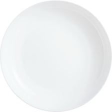 Arcoroc Sekély tányér, Arcoroc Evolutions 25 cm, megemelt perem, fehér tányér és evőeszköz