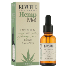  Arcszérum kendermagolajjal és aloe verával, Revuele, 30 ml arcszérum