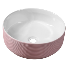  ARDEA kerámiamosdó. átm.:41cm. rózsaszín szaniter