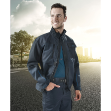Ardon Munkakabát - 4TECH H9300 (szürke/fekete, 3XL) munkaruha
