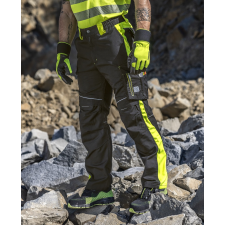 Ardon Munkanadrág - H6432 Neon (fekete/sárga, 52-54/L) munkaruha