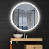 Arezzo AREZZO Design LED okos tükör, 80 cm, kerek+állítható fényerő,páramentesítő funkció,óra,hőmérő, AR-3053
