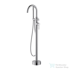 Arezzo design ASTRO szabadon álló kádtöltő csaptelep zuhanyszettel, króm AR-905011CR csaptelep