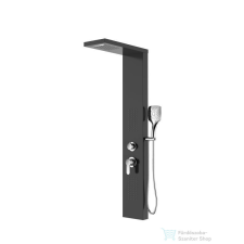 Arezzo design COLUMBIA zuhanypanel fekete AR-9137B csaptelep