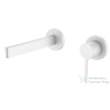 Arezzo design Elegant fali mosdó csaptelep, leeresztő nélkül, matt fehér AR-8095MW