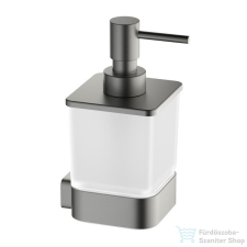 Arezzo design MONO folyékony szappantartó, gun metal AR-120039GM fürdőszoba kiegészítő
