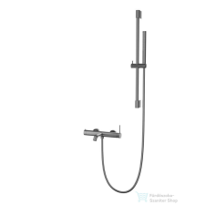 Arezzo design NOVA kádcsaptelep szett, szálcsiszolt gun metal AR-2104GM csaptelep