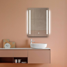 Arezzo design páramentes tükör LED világítással 60x70 cm fürdőszoba bútor