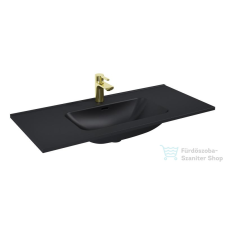 Arezzo design SKAPPA 100 cm-es mosdó, matt fekete AR-146070 szaniter