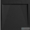 Arezzo design STONE pala hatású öntött márvány zuhanytálca, 90x90 cm-es, fekete AR-DYT099LB