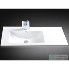 Arezzo design TEXAS 90X46 ASZIMMETRIKUS BEÉPÍTHETŐ MOSDÓ BALOS AR-090B szaniter