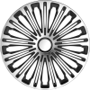 Argo 15"-os Volante dísztárcsa szett ezüst-fekete (4db) (ARG15VOLANTE-SB)