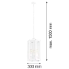 Argon Argon BODRUM 1251 Függőlámpa 3x15W/E27 IP20