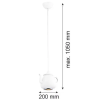 Argon Argon JAMAJKA 3650 Függőlámpa 1x5W/GU10 IP20